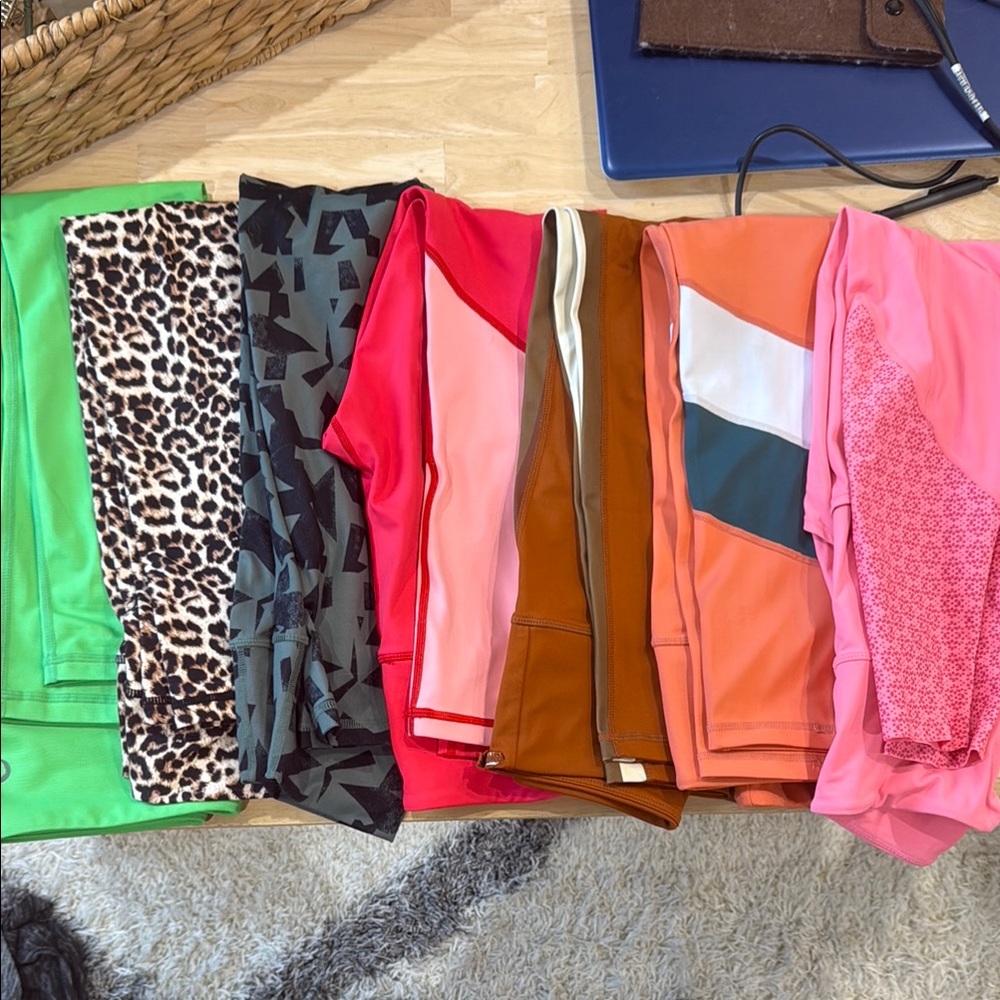 7 pair ZYIA Women's Colorful Leggings Collection
